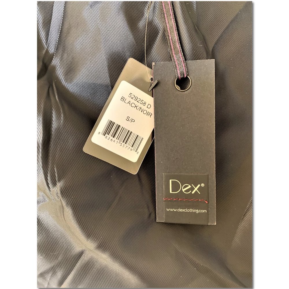 Dex Crop Biker Jacket Black Size S/P Moto Jacket - Picture 5 of 5